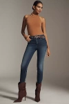 Good American Good Skate High-rise Crop Skinny Jeans In Multi