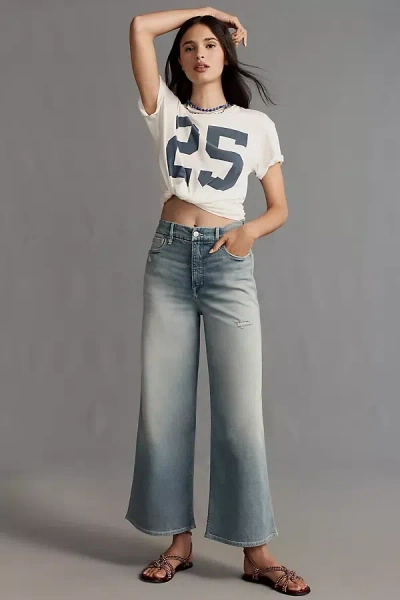 Good American Good Skate High-rise Crop Wide-leg Jeans