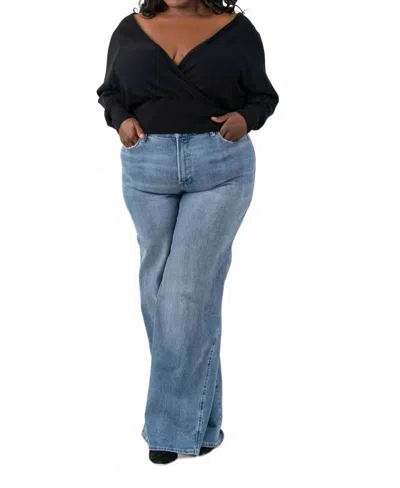 Good American Good Skate Jeans - Plus Size In Indigo In Blue