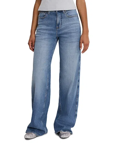 Good American Good Skate Wide Jeans In Indigo1142 In Purple