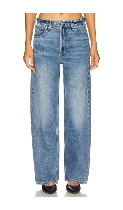 Good American Good Standard Baggy Jeans In Blue