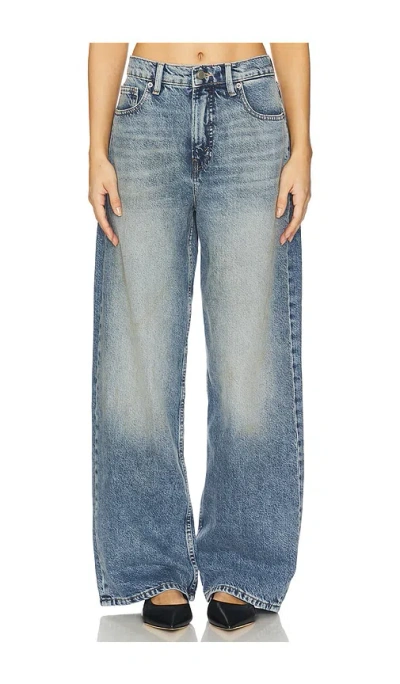 Good American Good Standard Baggy Jeans In Blue