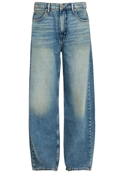 Good American Good Standard Baggy Relaxed Jeans In Blue