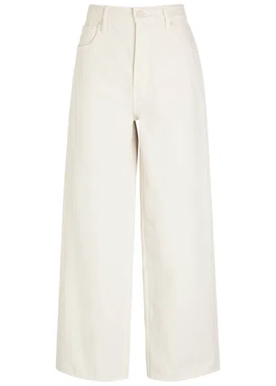 Good American Good Standard Baggy Relaxed Jeans In White