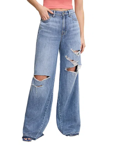 GOOD AMERICAN GOOD STANDARD EASE HIGH RISE JEANS IN INDIGO876