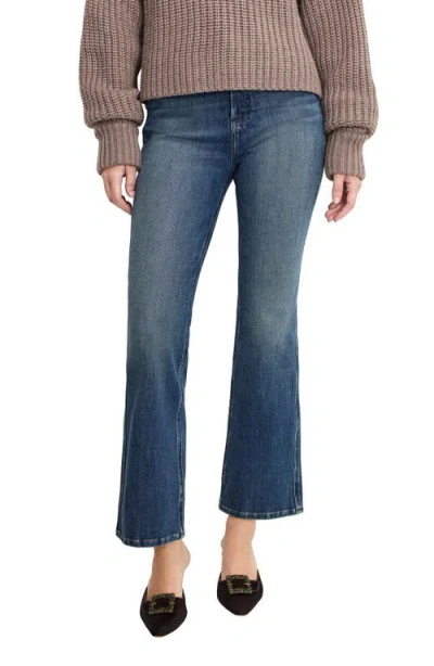 Good American Good Standard High Waist Kick Flare Jeans In Blue