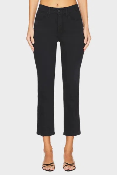 Good American Good Straight Jeans In Black