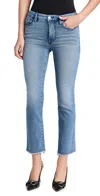 Good American Good Straight Split Pockets Jeans Blue449 4 In Blue449