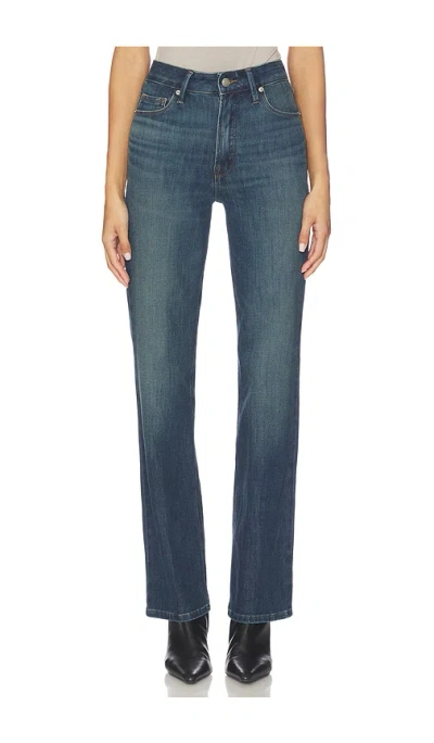 Good American Good True Straight Jeans In Blue