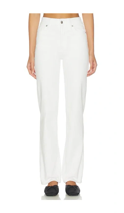Good American Womens White001 Vintage Straight-leg Ankle Denim Jeans