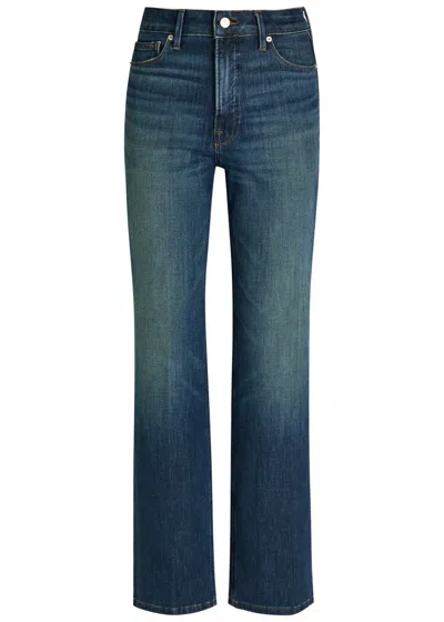 Good American Good True Straight-leg Jeans In Blue