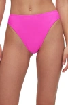 Good American Scuba Good Waist Bikini Bottoms In Pink Glow002