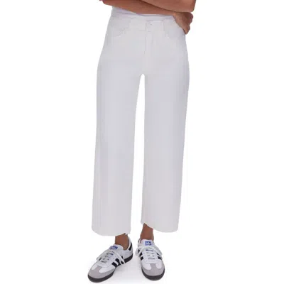 GOOD AMERICAN GOOD AMERICAN GOOD WAIST CROP PALAZZO JEANS