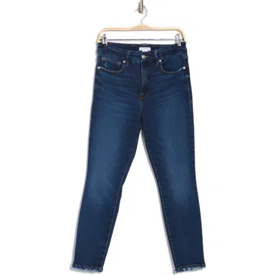 Good American Good Waist Crop Skinny Jeans In Purple