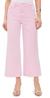Good American Good Waist Cropped Palazzo Jeans Mineralrosequartz001 In Mineralrosequartz001