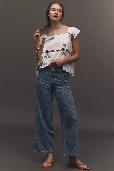 Good American Good Waist Palazzo High-rise Crop Jeans