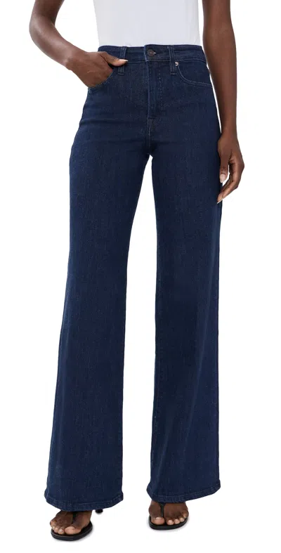 Good American Good Waist Palazzo Jeans Indigo1153