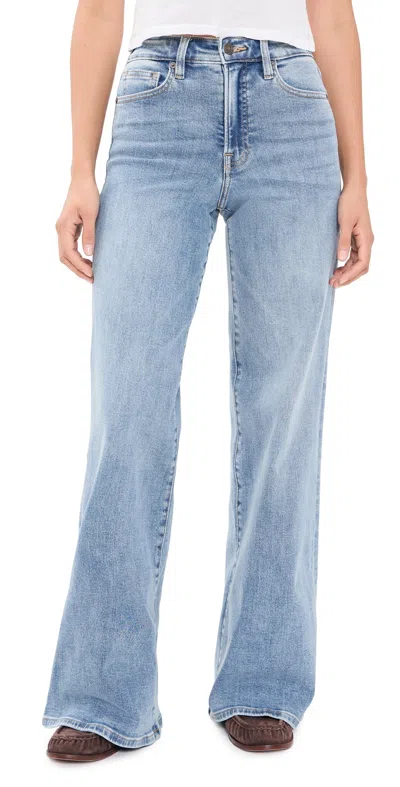 Good American Good Waist Palazzo Jeans Indigo1154 In Blue