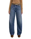 Good American High Rise Barrel Jeans In Indigo 740 In Indigo
