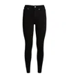 Good American Ood Waist Crop Skinny Jeans In Black