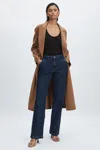 Good American Indigo Blue  Straight-leg Trouser Jeans In Indigo Blue