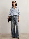 Good American Indigo Blue Jumpsuit In Blue