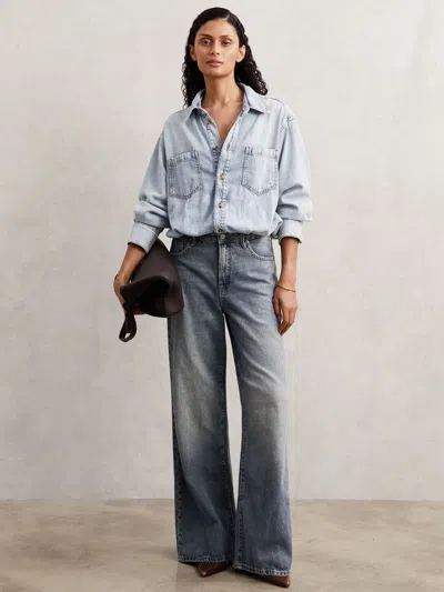 Good American Indigo Blue Jumpsuit