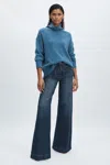Good American Good Skate High-rise Wide-leg Jeans In Indigo