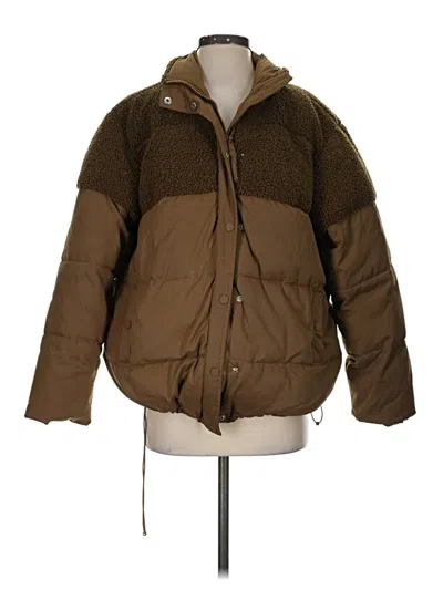 Pre-owned Good American Jacket In Brown