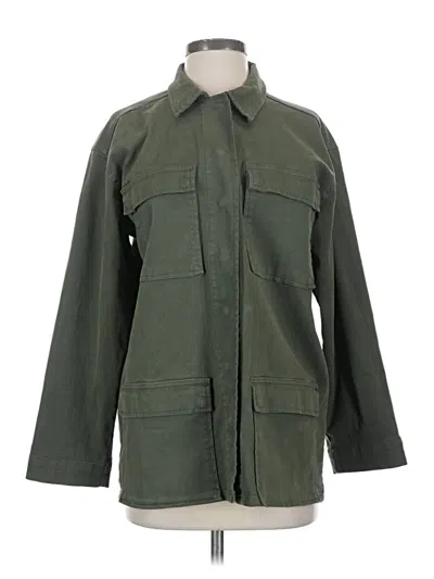 Pre-owned Good American Jacket In Green