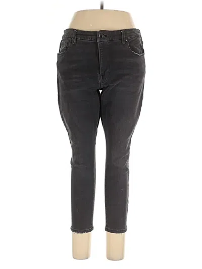 Pre-owned Good American Jeans In Black