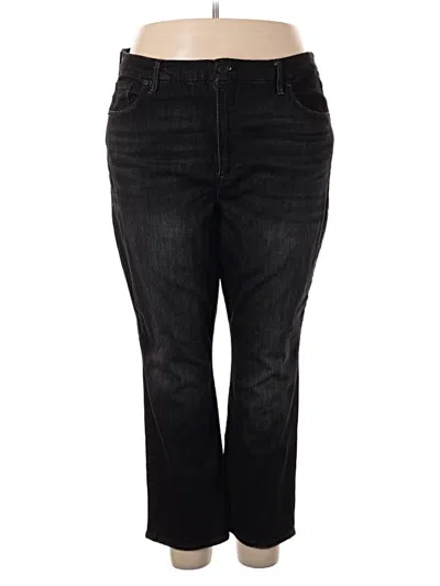 Pre-owned Good American Jeans In Black
