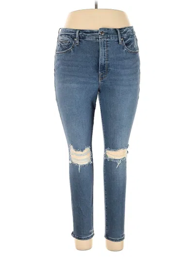 Pre-owned Good American Jeans In Blue