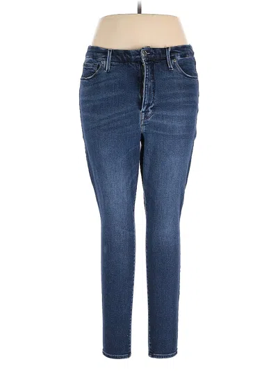 Pre-owned Good American Jeans In Blue