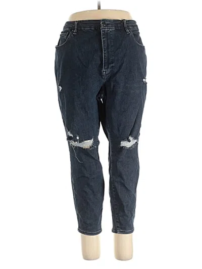 Pre-owned Good American Jeans In Blue