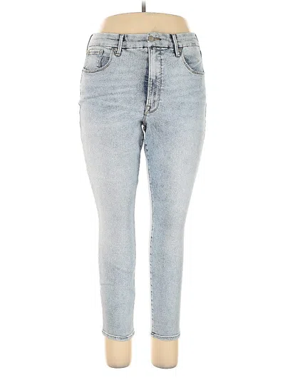 Pre-owned Good American Jeans In Blue