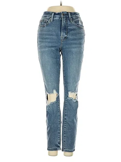 Pre-owned Good American Jeans In Blue