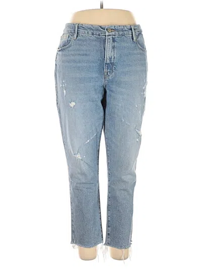 Pre-owned Good American Jeans In Blue