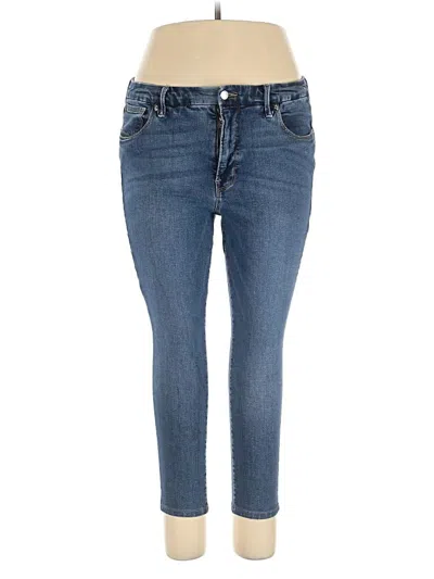 Pre-owned Good American Jeans In Blue