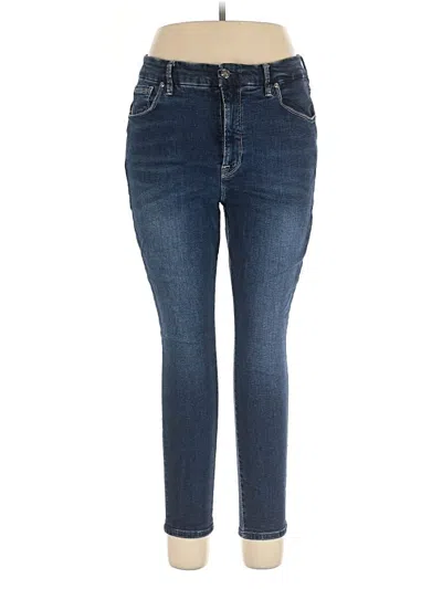 Pre-owned Good American Jeans In Blue