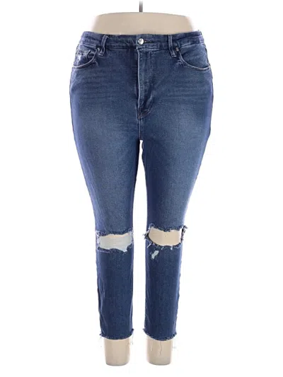 Pre-owned Good American Jeans In Blue