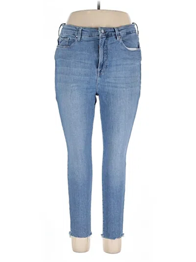Pre-owned Good American Jeans In Blue