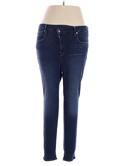 Pre-owned Good American Jeans In Blue