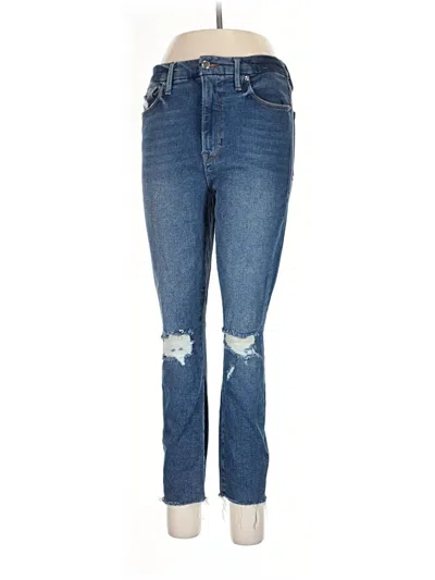 Pre-owned Good American Jeans In Blue