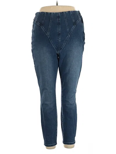 Pre-owned Good American Jeans In Blue