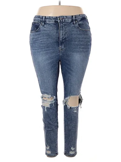 Pre-owned Good American Jeans In Blue