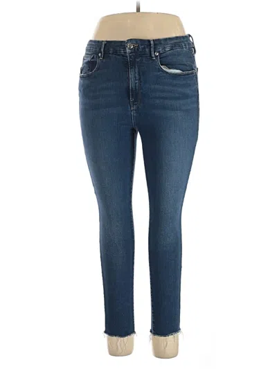 Pre-owned Good American Jeans In Blue