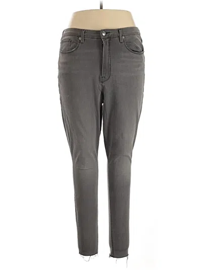 Pre-owned Good American Jeans In Gray