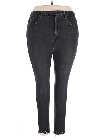 Pre-owned Good American Jeans In Gray