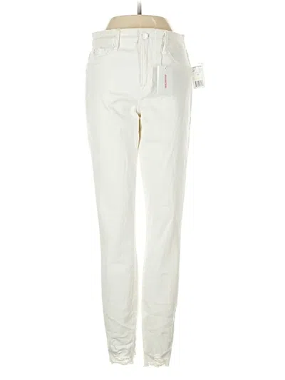 Pre-owned Good American Jeans In Ivory